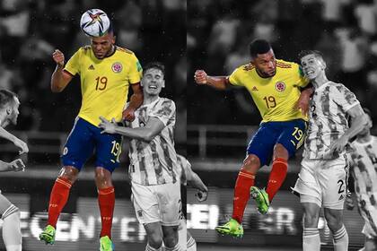 Un error grosero de Juan Foyth en la salida permitió que Colombia empate sobre el final del partido