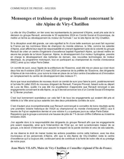 Un escándalo involucra al equipo de Colapinto: en Francia acusan de “traición” a Alpine.