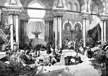 Un espacio para mujeres. Ilustración que refleja la vida en el siglo XIX