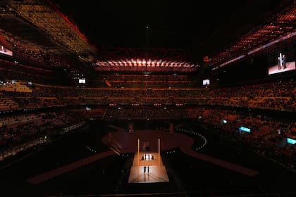 Un estadio San Ciro colmado recibió la ceremonia de apertura de los Juegos Olímpicos