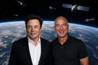 El costo de las apuestas espaciales de Elon Musk y Jeff Bezos