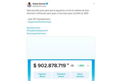 Un exhermanito recauda plata para eliminar a Furia de Gran Hermano