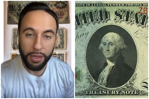 Un experto aseguró que el billete tiene un gran valor debido a su diseño único
