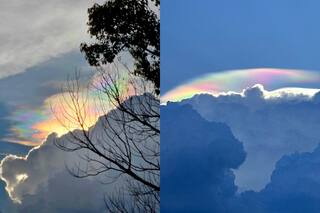 El secreto detrás del fenómeno óptico de las nubes iridiscentes de las playas de Florida