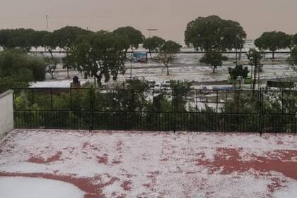 Un feroz temporal afectó la localidad de Funes y alrededores