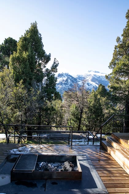 Un fogón con vista a la inmensidad.