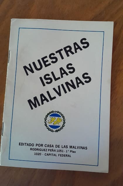 Un folleto de la Casa de las Malvinas, impreso en 1977