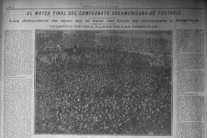 Un fragmento de la noticia en el diario LA NACION