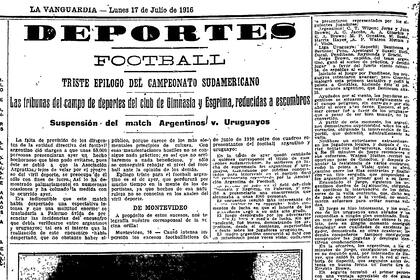 Un fragmento de la noticia en el diario LA Vanguardia