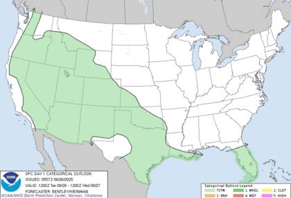 Un frente estacionario desde las Llanuras hasta el sur generará lluvias torrenciales recurrentes en Colorado, Kansas, Oklahoma y Arkansas