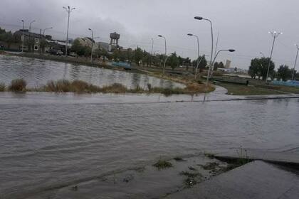 Las avenidas más importantes también se vieron afectadas