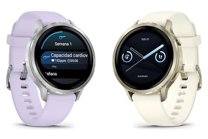 Un Garmin Venu 4, disponible en tamaños de 41 y 45mm de caja