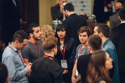 Un grupo de estudiantes del sistema dual