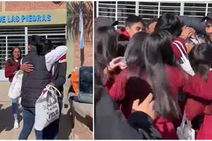 Un grupo de jóvenes le hizo un obsequio a un compañero que conmueve al país