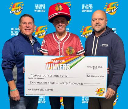 Un grupo de tres amigos ganó la lotería en Illinois