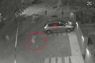 Un grupo de 20 chicos atacó un auto con palos y piedras, y rompió vidrios de casas