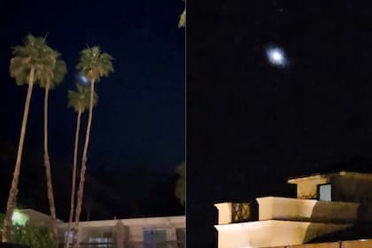 Un grupo de usuarios de redes sociales registraron luces poco usuales en el cielo en mayo de este año