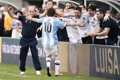 Messi definitivamente asumió su liderazgo en el grupo a partir del ciclo de Sabella