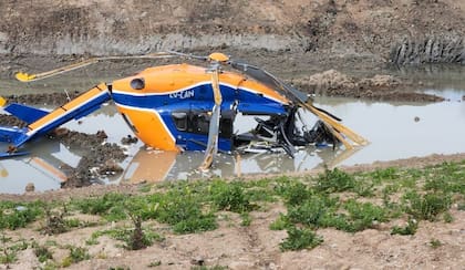 Un helicóptero se desplomó en Don Torcuato