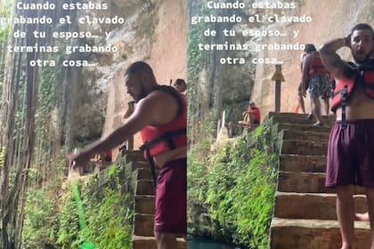 Un hombre arrojó un celular al agua y se hundió en un cenote