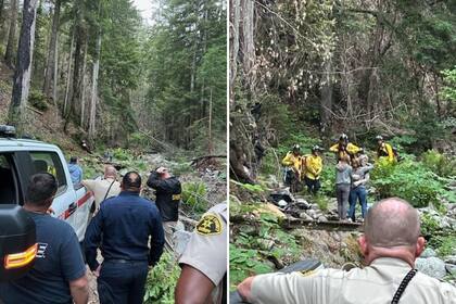 Un hombre de 34 años se perdió en las montañas de California y fue hallado gracias al uso de drones