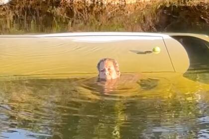 Un hombre de Miami ayudó a salvar a una mujer que cayó a un canal con todo y su auto
