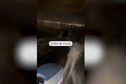 Un hombre filmó el temeroso momento que vivió (Foto captura video)