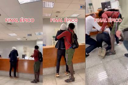 Un hombre frustró un robo (Captura video)