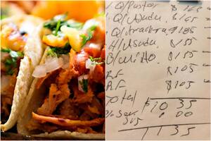 Un hombre fue a cenar y, cuando le llegó la cuenta, no pudo creer el precio de la comida