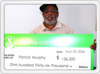 Un hombre ganó US$136,200 jugando a la lotería en Virgnia