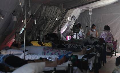 Un hospital de campaña en Quito para pacientes de coronavirus