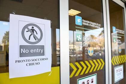 Un hospital de Codogno, cerrado a los familiares de los enfermos