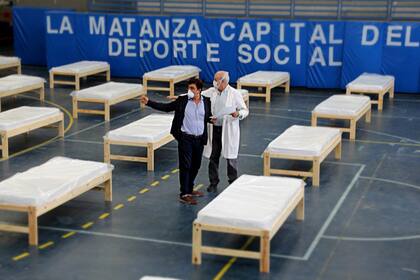 Un hospital de emergencia en La Matanza