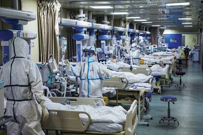 Un hospital de Wuhan, la ciudad china donde emergió con fuerza la epidemia de coronavirus