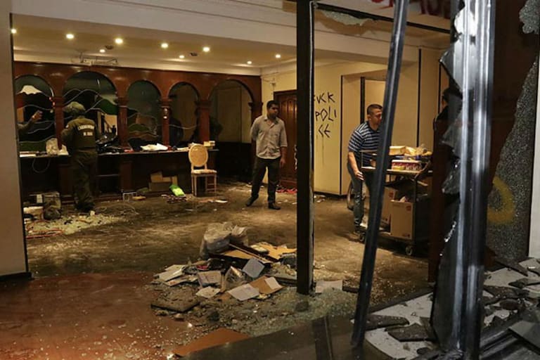 El impactante saqueo organizado a un hotel chileno: "Entró una turba de 50 a 60 personas"