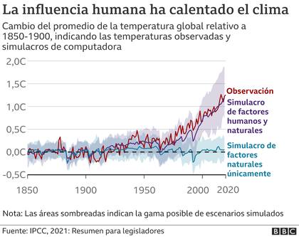 Un informe de la ONU reveló cómo la acción humana fue responsable del calentamiento global, cuyas consecuencias se ven notablemente en la actualidad