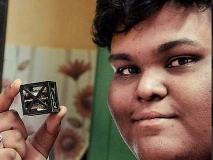 Un joven indio de 18 años diseñó el satélite más pequeño del mundo