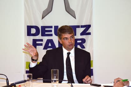 Un joven Lodovico Bussolati cuando era el consejero delegado de SDF, en el año 2017