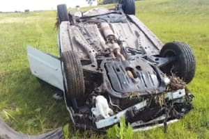 Un jugador de Aldosivi tuvo un accidente en la ruta 2