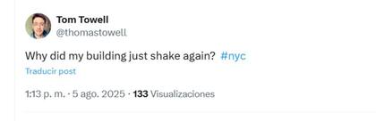 Un leve sismo se sintió en Nueva Jersey