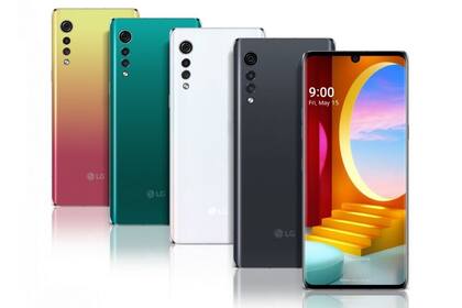 Los colores del LG Velvet, que tiene una pantalla de 6,8 pulgadas