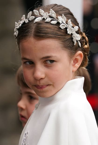 Un lindísimo retrato de la princesa Charlotte, de ocho años.
