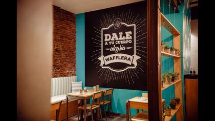 Un local completamente especializado en waffles, ¿puede haber mejor plan?