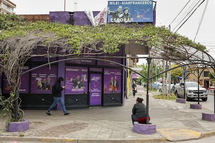 Un local de La Libertad Avanza en Escobar