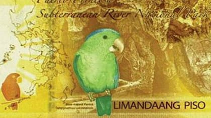Un loro verde en el billete de 5