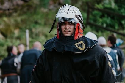 Un luchador de Combate Medieval