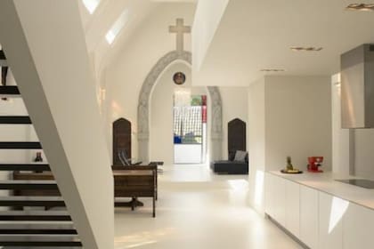 Un lugar de culto convertido en una casa encantadora.