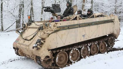 Un M113 tripulado