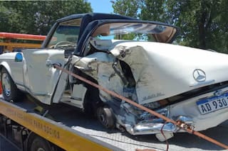 Salió del taller con un auto valuado en 180 mil dólares, se quedó en la Panamericana y lo chocaron