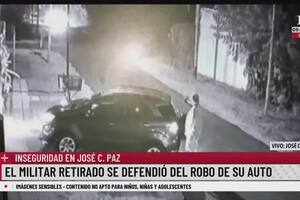 Un militar retirado mató a un delincuente